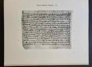 Item #M2299a The Hearst Medical Papyrus. Hieratic text in 17 facsimile plates in collotype with...