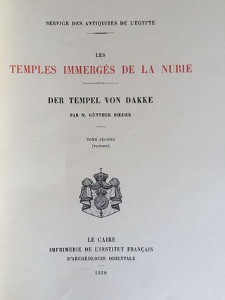 Der Tempel von Dakke. Band. I & II[newline]M2305b-13.jpg