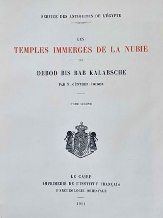 Von Debod bis Bab Kalabsche. Tome I, II & III (complete set)[newline]M2308-14.jpeg