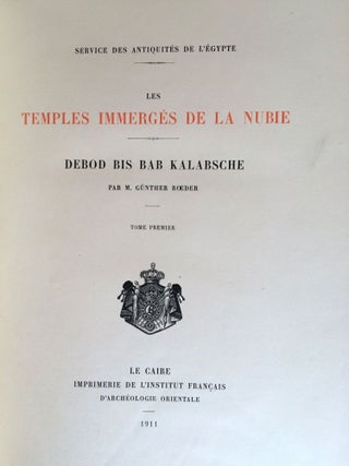 Von Debod bis Bab Kalabsche. Tome I, II & III (complete set)[newline]M2308d-02.jpg