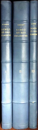 Item #M2308e Von Debod bis Bab Kalabsche. Tome I, II & III (complete set). ROEDER...