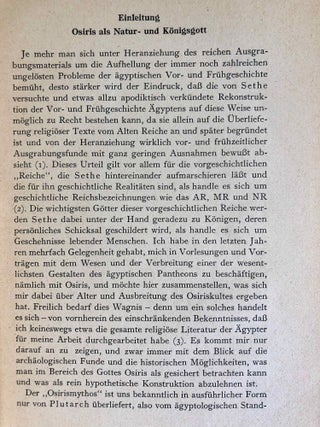 Die Ausbreitung des Osiriskultes in der Frühzeit und während des Alten Reiches