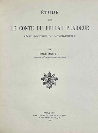 Étude sur le Conte du Fellah Plaideur. Récit égyptien du Moyen-Empire[newline]M2350-02.jpeg
