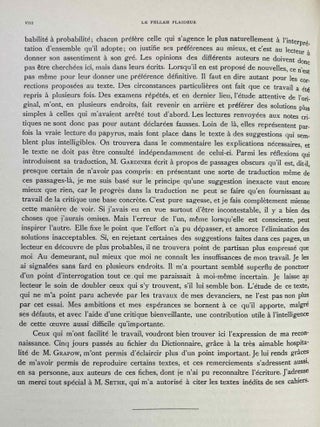 &Eacute;tude sur le Conte du Fellah Plaideur. R&eacute;cit &eacute;gyptien du Moyen-Empire. [with:] La sagesse d&rsquo;Ani. Texte, traduction et commentaire (two volumes in one)[newline]M2350a-05.jpeg