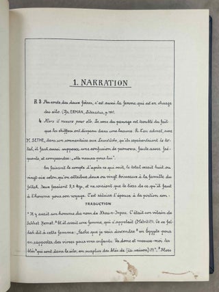 &Eacute;tude sur le Conte du Fellah Plaideur. R&eacute;cit &eacute;gyptien du Moyen-Empire. [with:] La sagesse d&rsquo;Ani. Texte, traduction et commentaire (two volumes in one)[newline]M2350a-10.jpeg