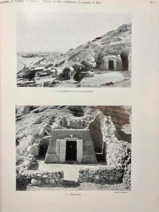 Deux tombes de Deir el-Médineh. La chapelle de Khâ, 2e partie Par J. Vandier d’Abbadie. II: La tombe du scribe royal Amenemopet. Par G. Jourdain.[newline]M2354a-12.jpg