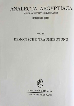 Demotische Traumdeutung (Pap. Carlsberg XIII und XIV verso)[newline]M2364a-01.jpg