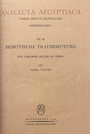 Demotische Traumdeutung (Pap. Carlsberg XIII und XIV verso)[newline]M2364b-03.jpeg