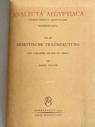 Demotische Traumdeutung (Pap. Carlsberg XIII und XIV verso)[newline]M2364c-02.jpeg
