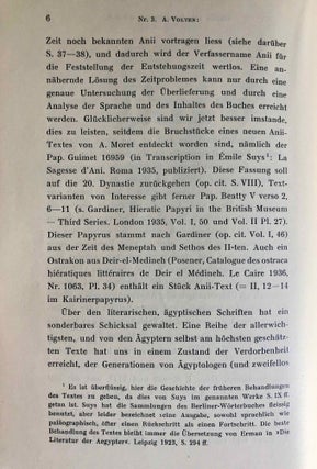 Studien zum Weisheitsbuch des Anii