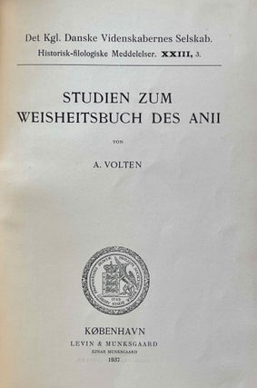 Studien zum Weisheitsbuch des Anii[newline]M2367a-02.jpeg