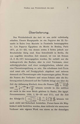 Studien zum Weisheitsbuch des Anii