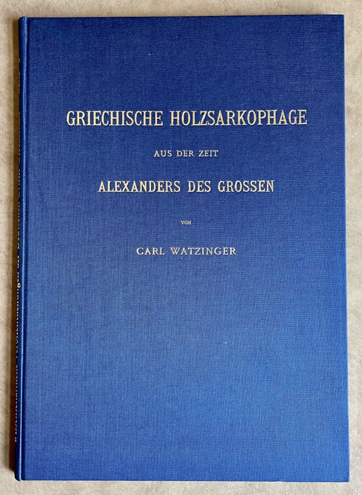Item #M2369 Griechische Holzsarkophage aus der Zeit Alexanders des Grossen. WATZINGER Carl.[newline]M2369-00.jpeg