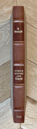 Item #M2375a Le temple d'Hatshepsout à Deir el Bahari. WERBROUCK Marcelle