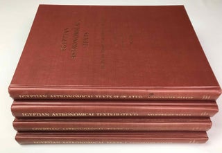 Item #M2391f Egyptian Astronomical Texts. Vol. I: The Early Decans. Vol. II: The Ramesside Star...[newline]M2391f-00.jpeg