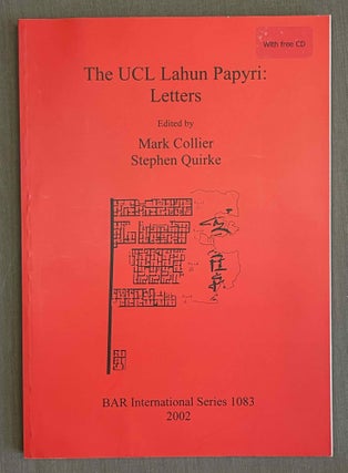 Item #M2394c The UCL Lahun papyri. (part 1): Letters. COLLIER Mark - QUIRKE Stephen