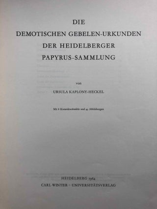 Die demotischen Gebelen-Urkunden der Heidelberger Papyrus-Sammlung[newline]M2396a-01.jpg