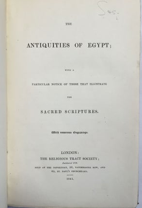 The Antiquities of Egypt, with a particular notice of those that illustrate the sacred scriptures[newline]M2399-01.jpg