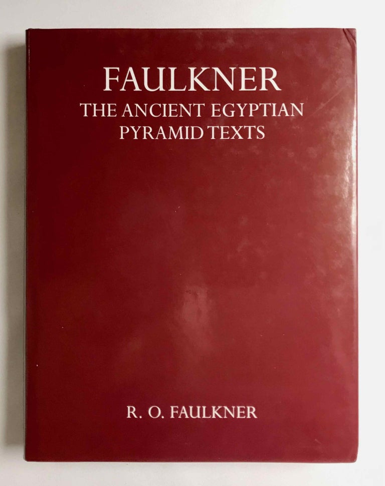 Item #M2401i The Ancient Egyptian Pyramid Texts. Translated into English. With Supplement of Hieroglyphic Texts. FAULKNER Raymond Oliver.[newline]M2401i-00.jpeg