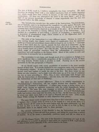 Catalogue of Demotic Papyri in the British Museum. Vol. II: The instructions of 'Onkhsheshonqy (British Museum Papyrus 10508). Part I: Introduction, Transliteration, Translation, Notes and Plates (all published)