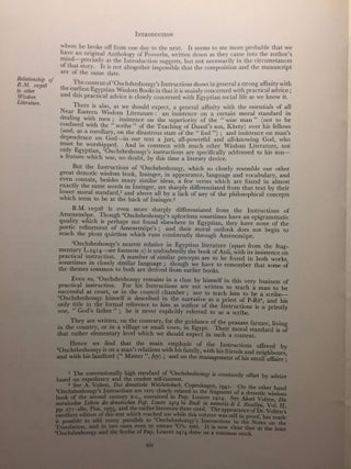 Catalogue of Demotic Papyri in the British Museum. Vol. II: The instructions of 'Onkhsheshonqy (British Museum Papyrus 10508). Part I: Introduction, Transliteration, Translation, Notes and Plates (all published)