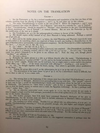 Catalogue of Demotic Papyri in the British Museum. Vol. II: The instructions of 'Onkhsheshonqy (British Museum Papyrus 10508). Part I: Introduction, Transliteration, Translation, Notes and Plates (all published)