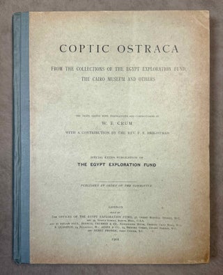 Item #M2423b Coptic ostraca from the collections of the Egypt Exploration Fund, the Cairo Museum...