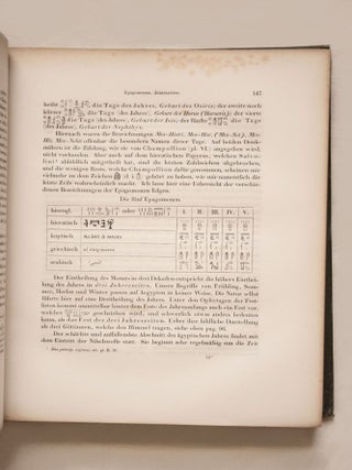 Die Chronologie der &Auml;gypter. Einleitung und Erster Theil: Kritik der Quellen (all published)[newline]M2437-03.jpg
