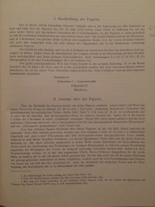 Das demotische Totenbuch der Pariser Nationalbibliothek. Unter Mitarbeit von W. Spiegelberg. (Demotische Studien. 4.)[newline]M2438-02.jpg