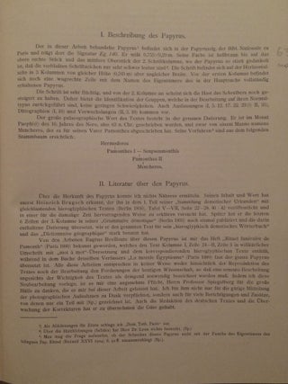 Das demotische Totenbuch der Pariser Nationalbibliothek