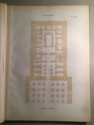Denderah. Description générale du grand temple de cette ville. Tomes I & II (Planches)