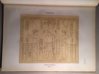 Denderah. Description générale du grand temple de cette ville. Tomes I & II (Planches)