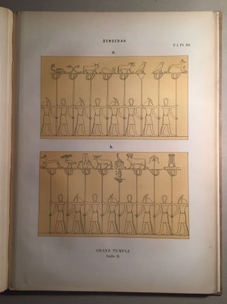 Denderah. Description générale du grand temple de cette ville. Tomes I & II (Planches)