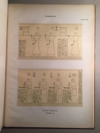 Denderah. Description générale du grand temple de cette ville. Tomes I & II (Planches)