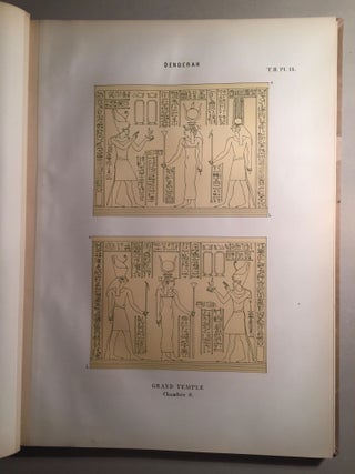 Denderah. Description générale du grand temple de cette ville. Tomes I & II (Planches)