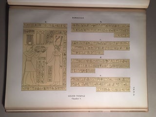 Denderah. Description générale du grand temple de cette ville. Tomes I & II (Planches)