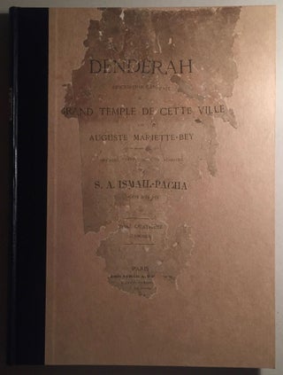 Item #M2440a Denderah. Description générale du grand temple de cette ville. Tome IV (Planches)....