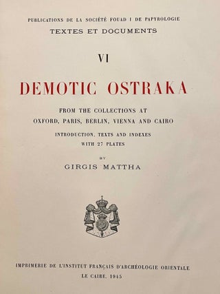 Demotic ostraka from the collections at Oxford, Paris, Berlin, Vienna and Cairo[newline]M2441b-02.jpeg