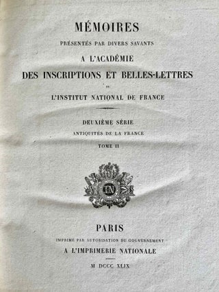 Item #M2443 GARNIER: Chartes bourguignonnes inédites des IXe, Xe et XIe siècles, extraites des...[newline]M2443-00.jpeg