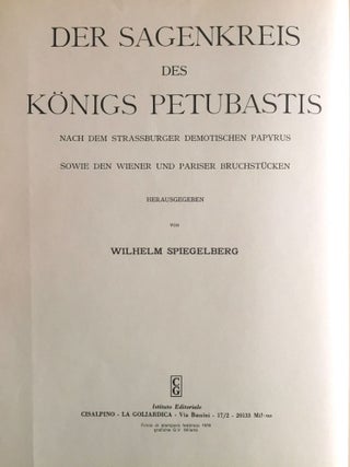 Der Sagenkreis des Königs Petubastis[newline]M2444-01.jpg