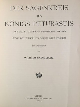 Der Sagenkreis des Königs Petubastis[newline]M2444-02.jpg