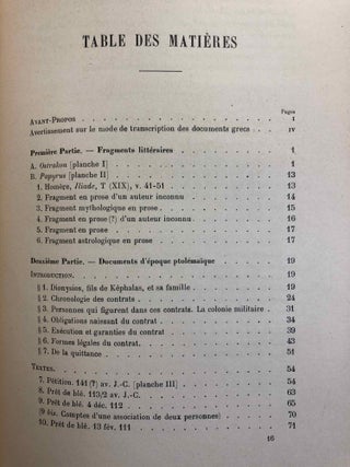 Papyrus grecs et démotiques recueillis en Egypte et publiés par Théodore Reinach[newline]M2461-18.jpg