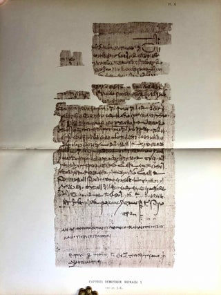 Papyrus grecs et démotiques recueillis en Egypte et publiés par Théodore Reinach[newline]M2461-23.jpg