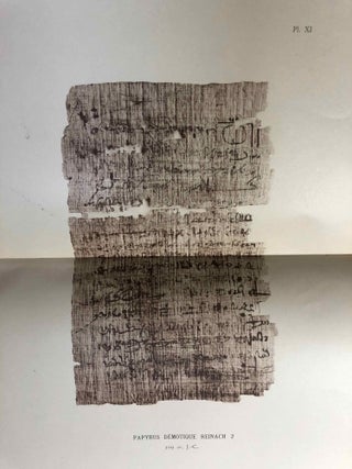 Papyrus grecs et démotiques recueillis en Egypte et publiés par Théodore Reinach[newline]M2461-24.jpg