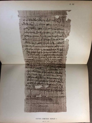 Papyrus grecs et démotiques recueillis en Egypte et publiés par Théodore Reinach[newline]M2461-25.jpg