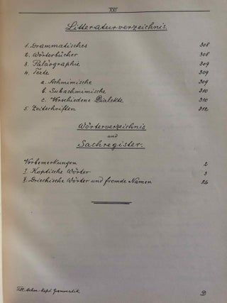 Achmimisch-Koptische Grammatik. Mit Chrestomathie und Wörterbuch.[newline]M2463-15.jpg