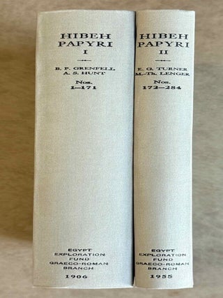Item #M2479c The Hibeh Papyri. Edited with English Translations and Notes. Vol. I & II...