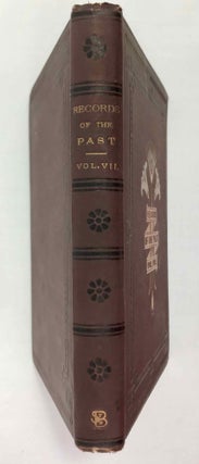 Item #M2495a Records of the past. Vol. VII: Assyrian texts. BIRCH Samuel[newline]M2495a-00.jpeg