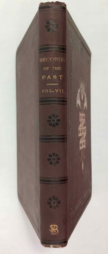 Item #M2495a Records of the past. Vol. VII: Assyrian texts. BIRCH Samuel.[newline]M2495a-00.jpeg