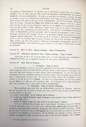 Grammaire démotique. Contenant les principes généraux de la langue et de l'écriture populaires des Anciens Egyptiens. Avec un tableau général des signes démotiques et dix planches y annexées.